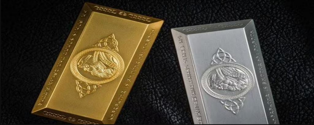 Gold and silver price tracking chart